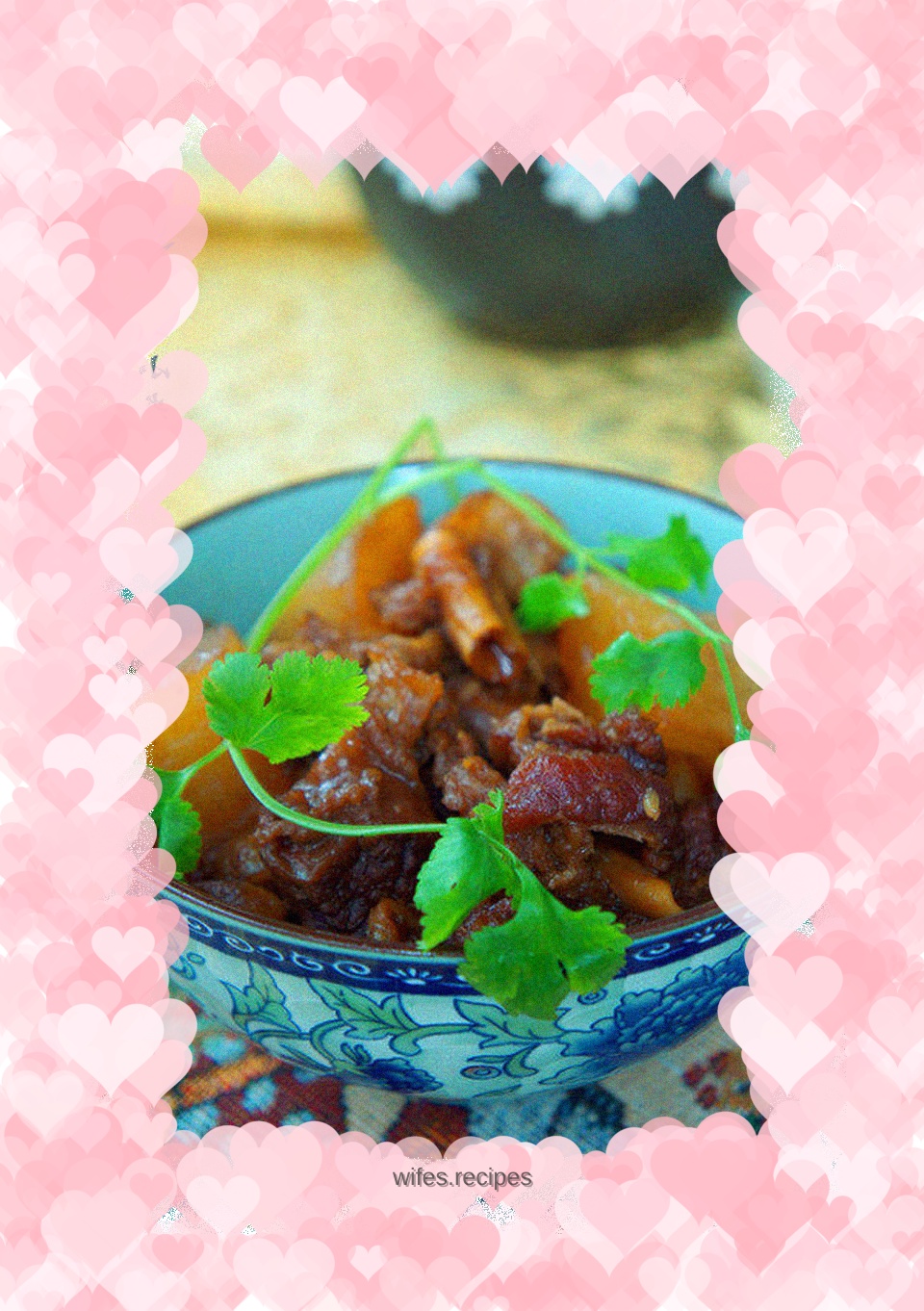 Beef brisket stewed with radish
