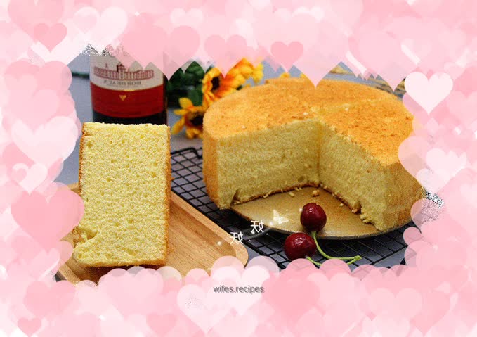 Overturning the baking myth, oil-free and sugar-reducing chiffon