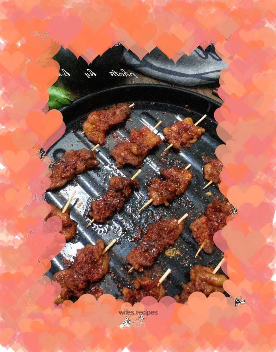 Roasted Dad--Toothpick Mutton