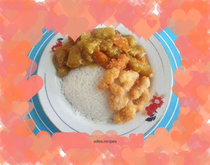 Homemade Japanese Curry Chicken Rice