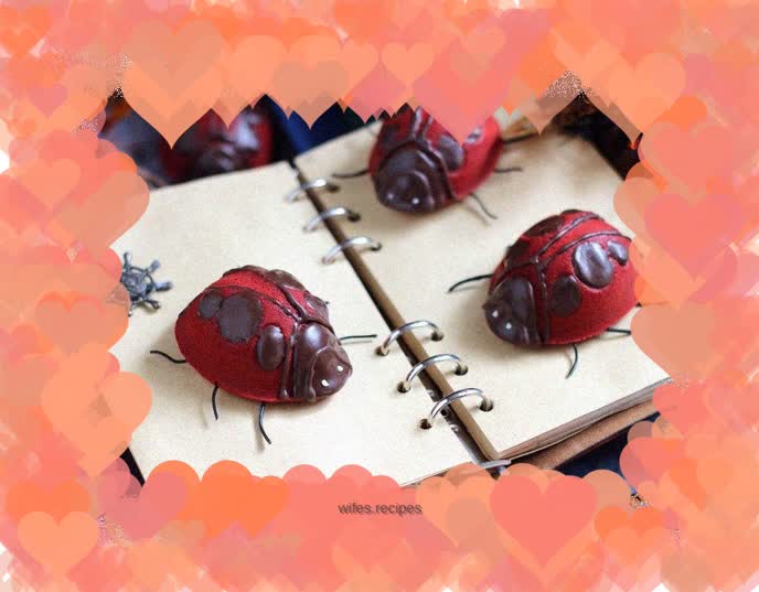 Halloween Beetle Red Velvet Cake