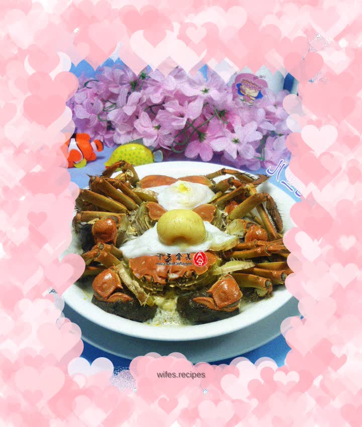 Steamed Hairy Crab with Salted Duck Egg