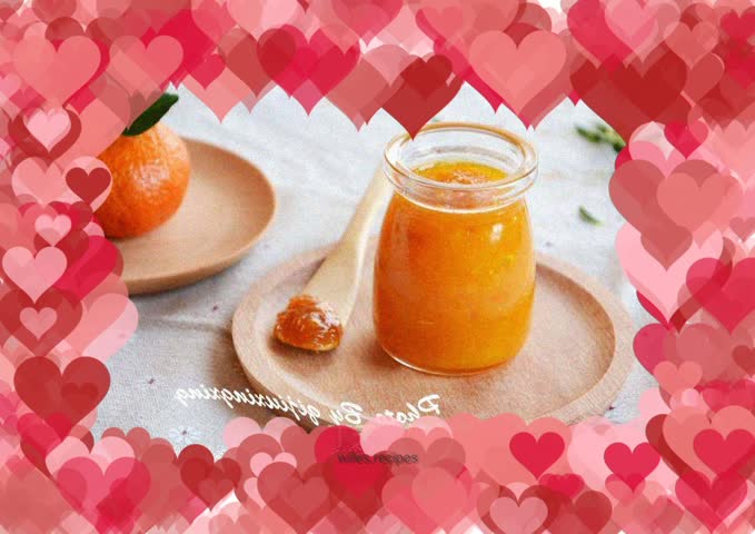 Sugar orange jam