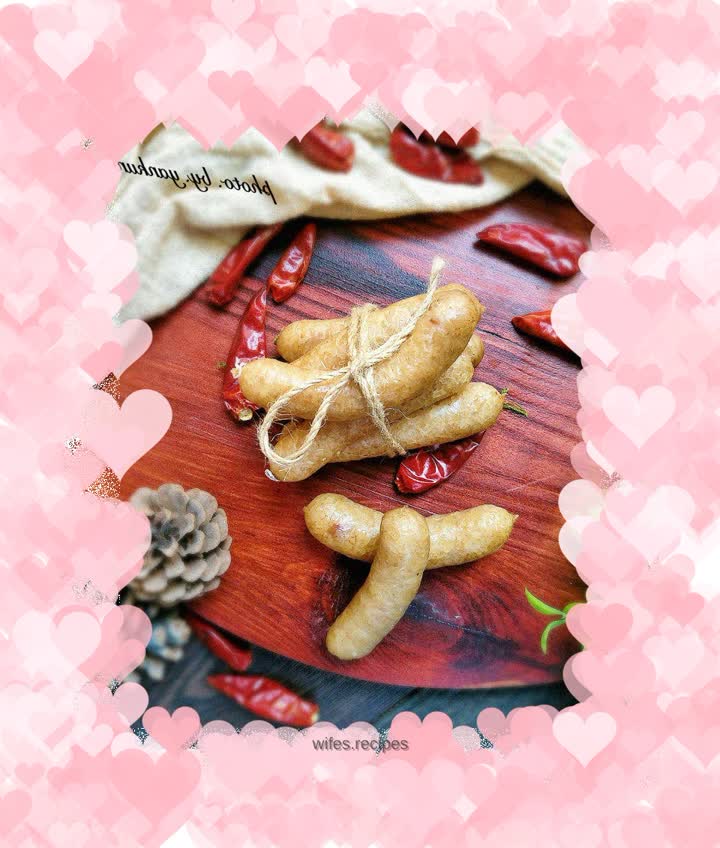 Homemade glutinous rice sausage