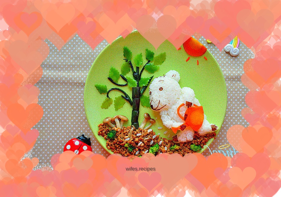 Anan tree planting dinner plate