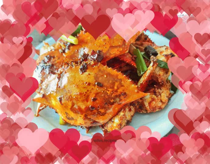 Spicy fried crab