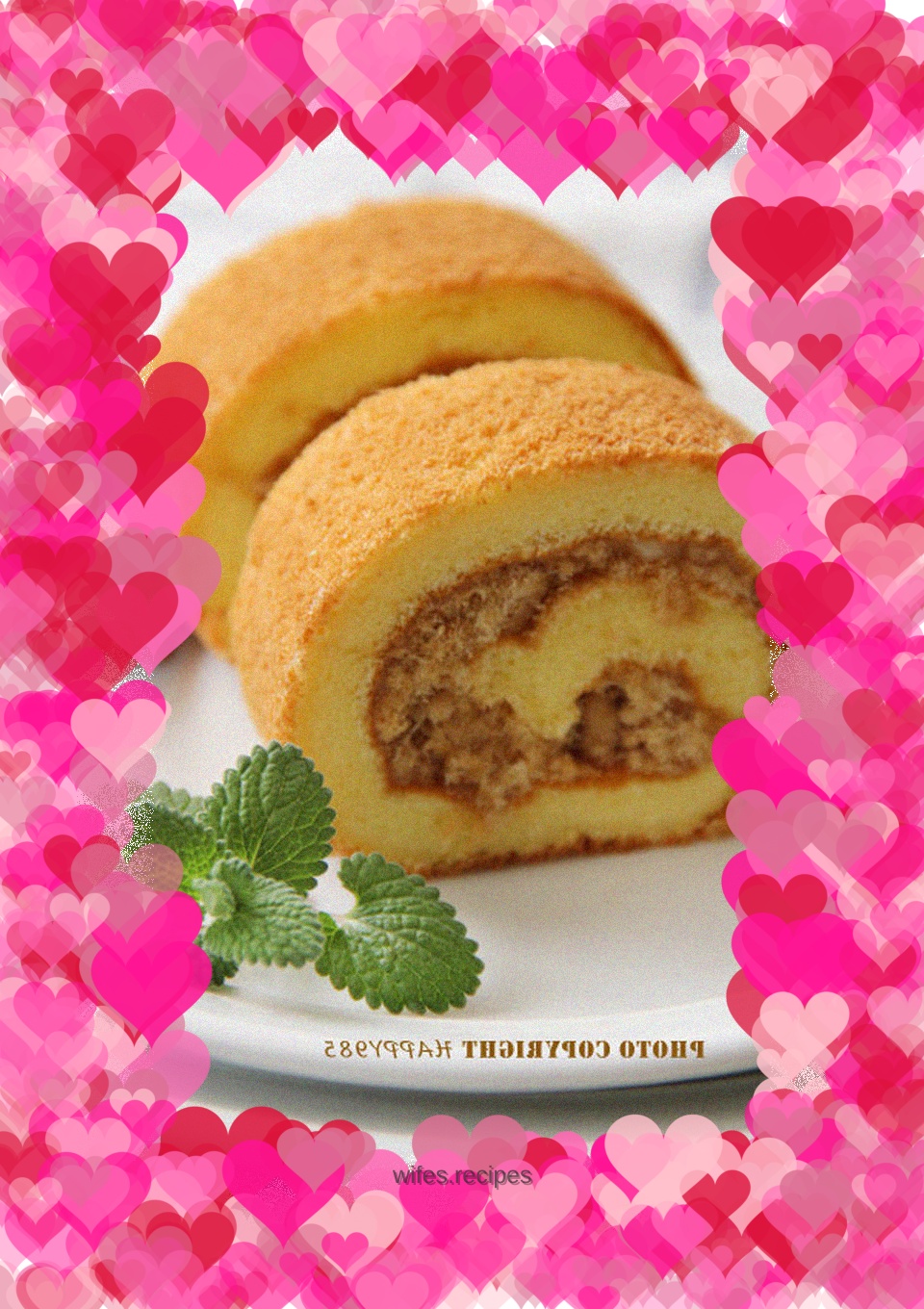 Children love to eat cakes with fillings - meat floss cake rolls