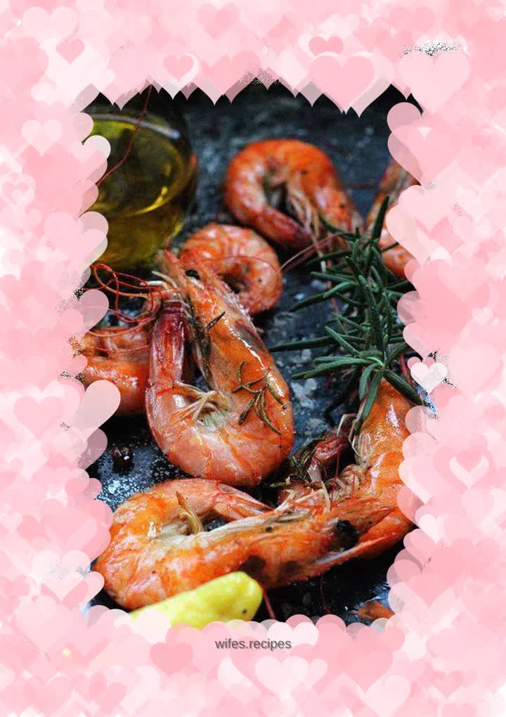 Overflowing with aroma---Grilled shrimp with rosemary