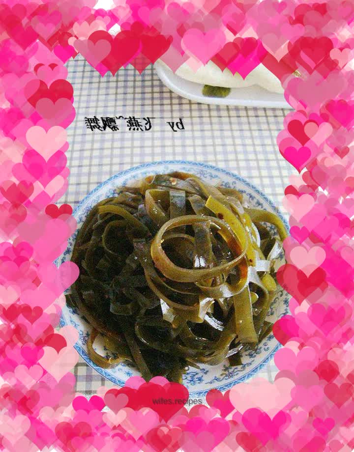 Refreshing little cold dish----------【Brined kelp】
