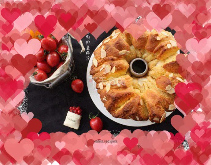 Condensed milk shredded coconut buns (Polish type)