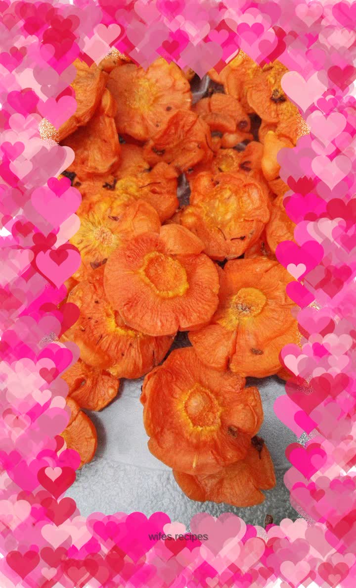 Dried carrots with osmanthus sugar