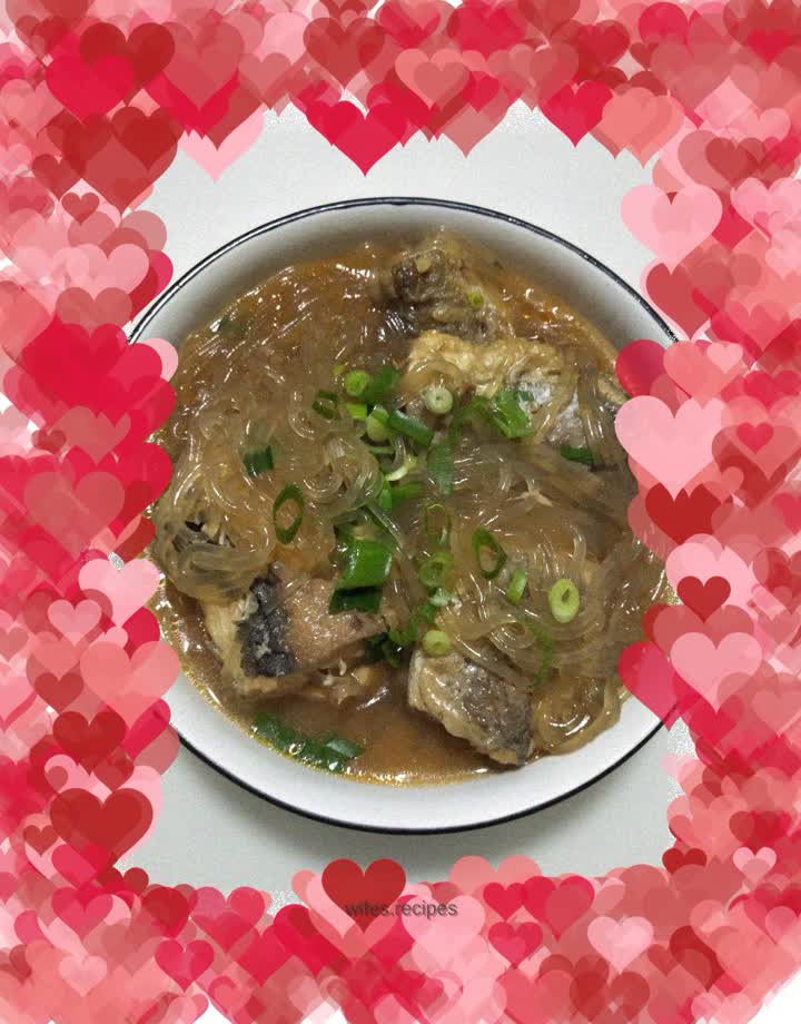 Cod stewed vermicelli