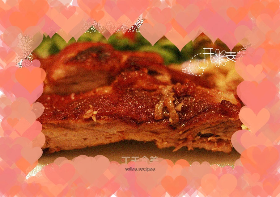 [Oven Slow Roasted] Ribs with melt-in-your-mouth sweet barbecue sauce~