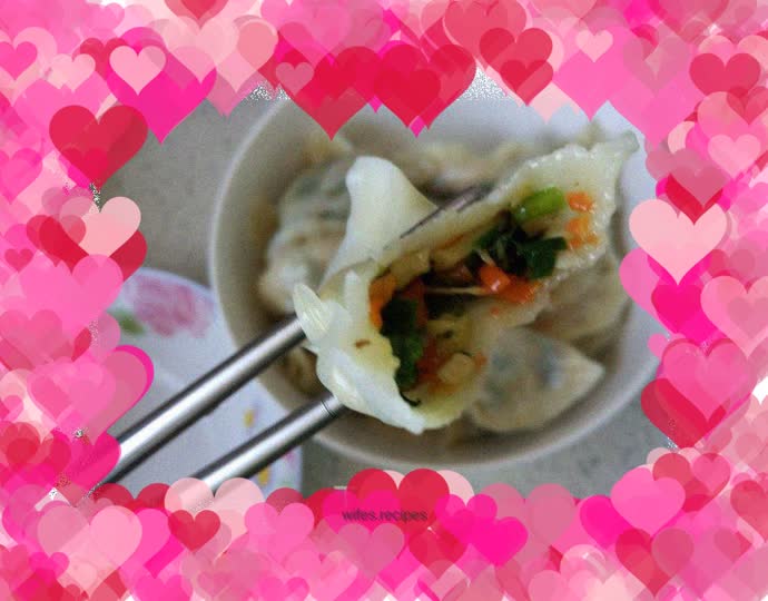 Leek, Mushroom and Carrot Dumplings