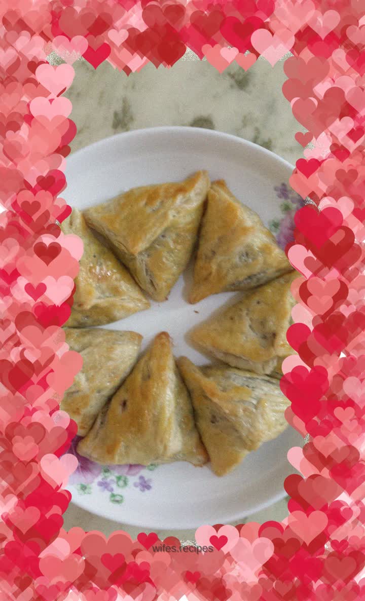 Flying cake version of red bean layer cake