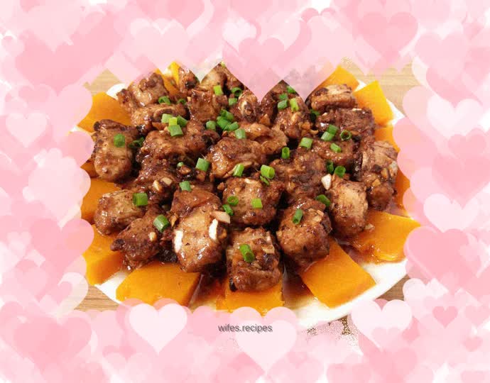Pumpkin Steamed Pork Ribs