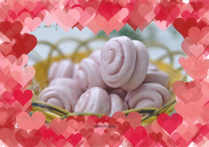 Purple Sweet Potato Flower Roll