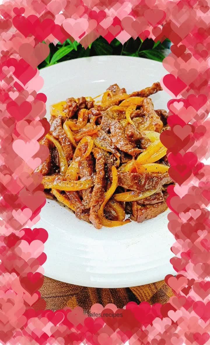 Black pepper beef fillet