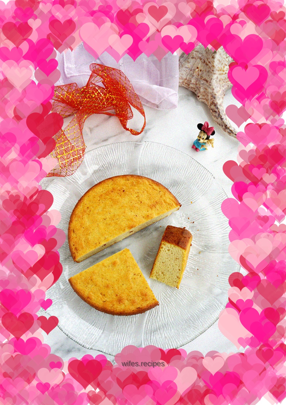 Flourless Jackfruit Core Cake