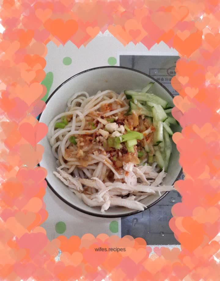 Sichuan Style Chicken Shredded Cold Noodles