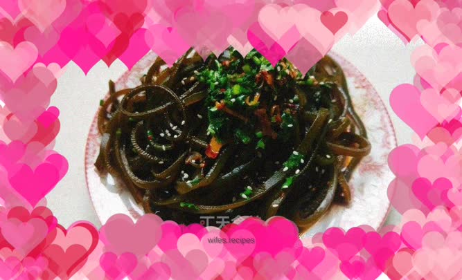 Cold and spicy kelp shreds