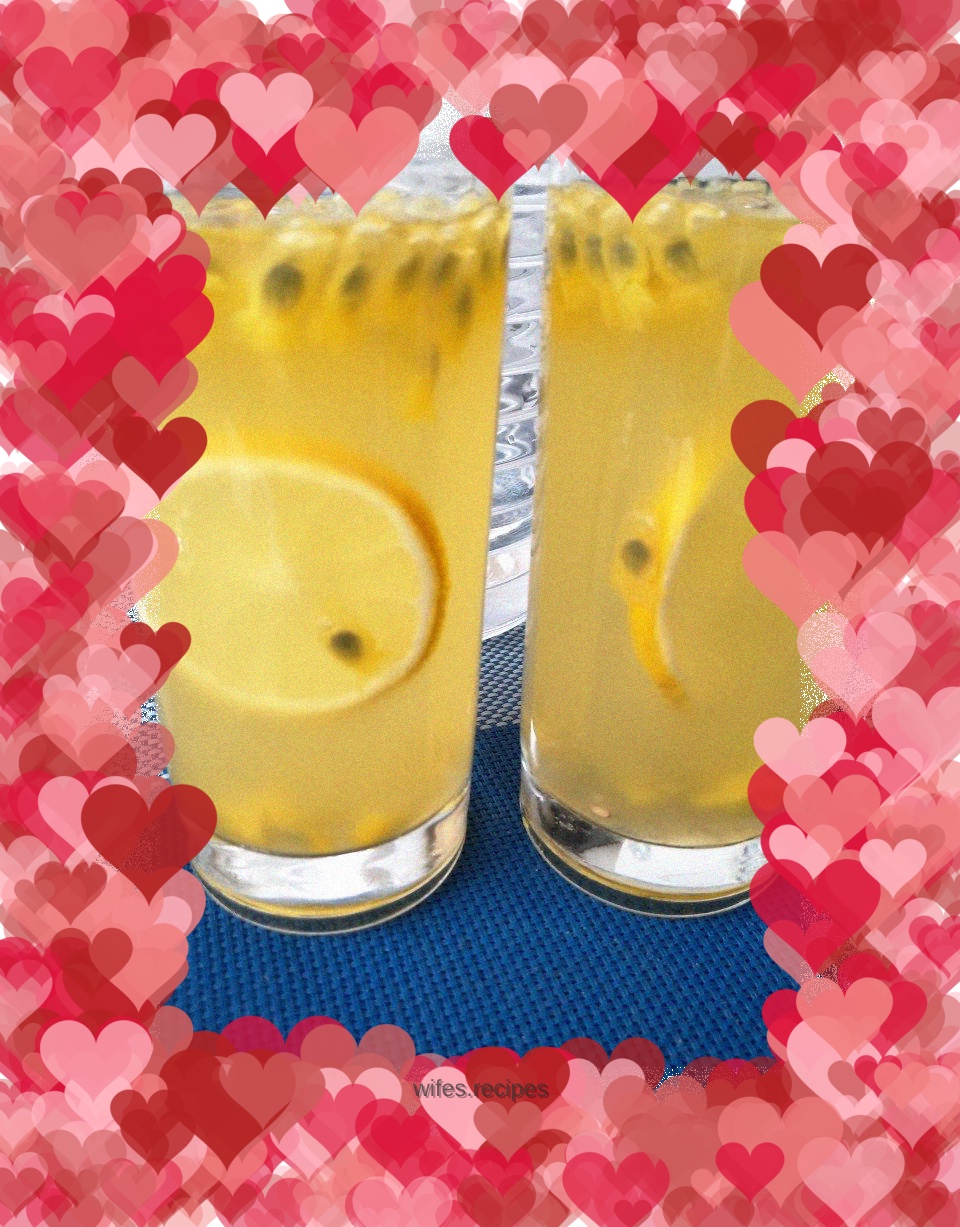 Passion Fruit Lemon Honey Juice