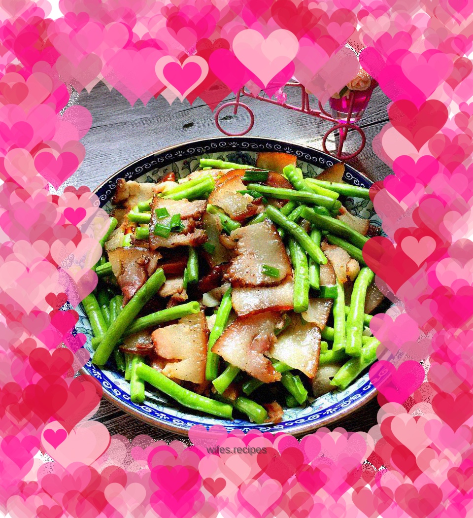 Fried Beans and Bacon