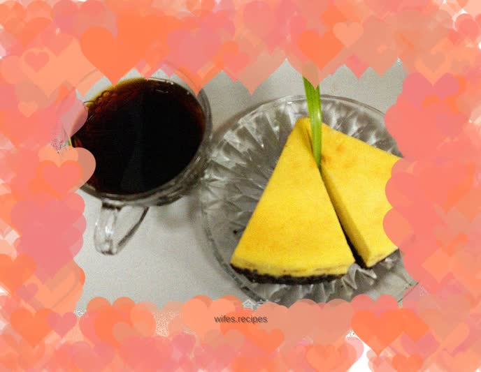 The temptation of cheese - heavy cheese cheesecake