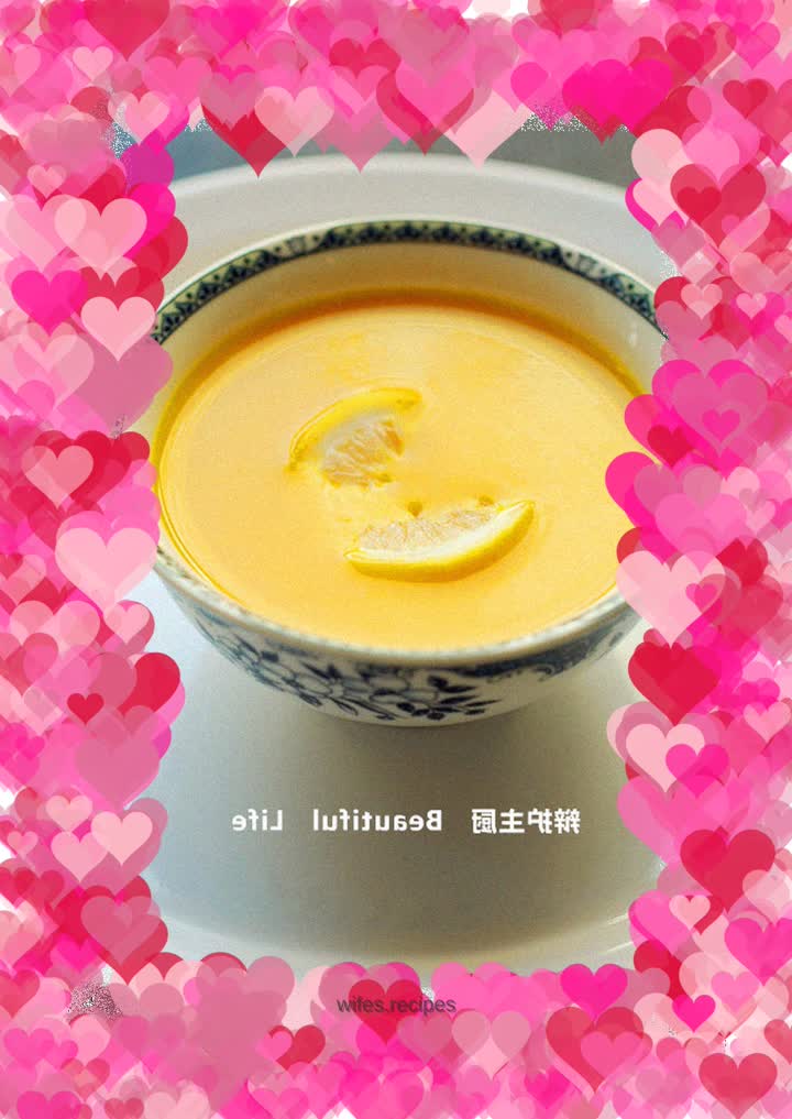 Cream pumpkin soup (sweet version)