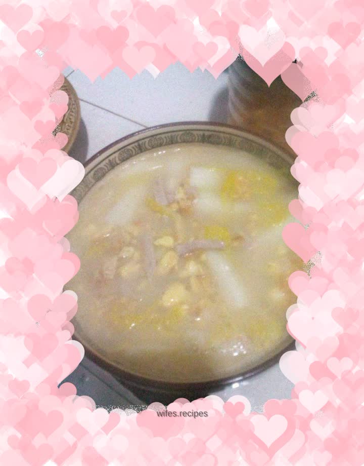Cabbage and egg soup