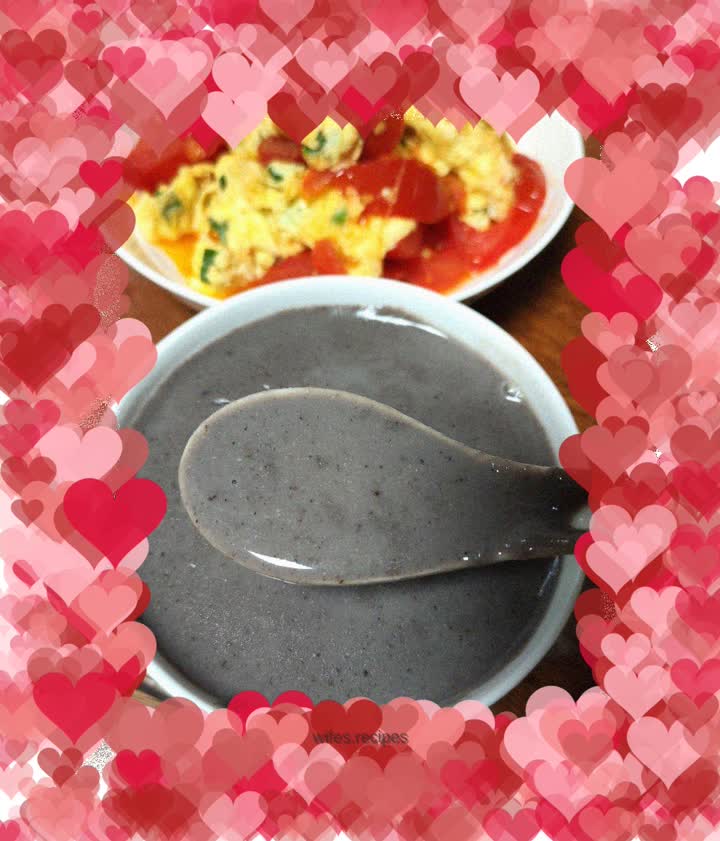 Grains, millet and sesame paste