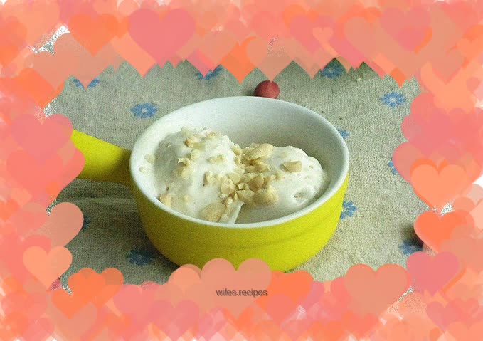 Peanut ice cream