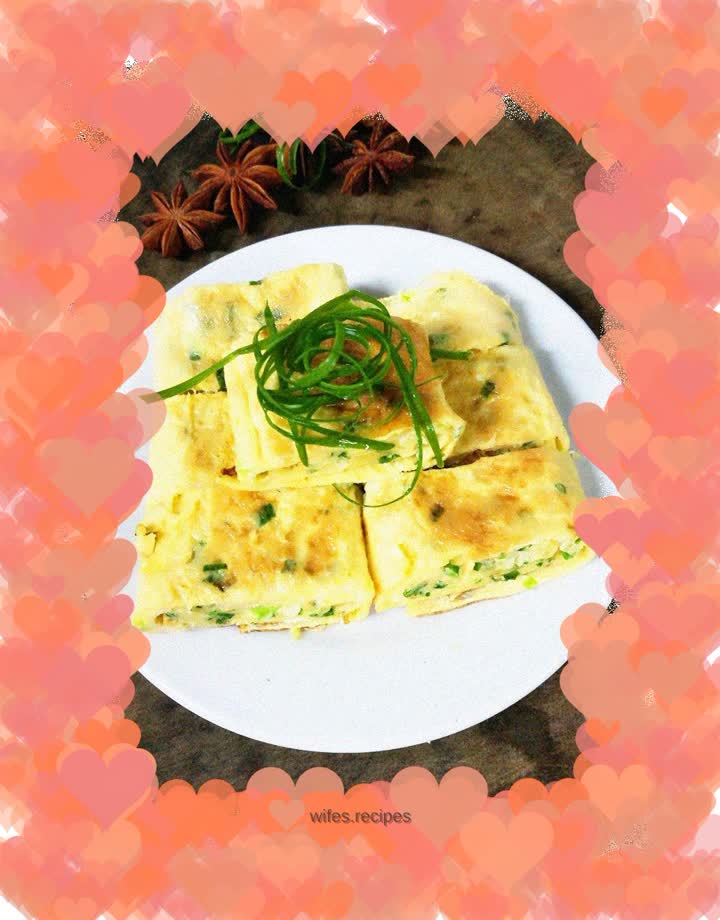 Thick Egg Omelette with Chives