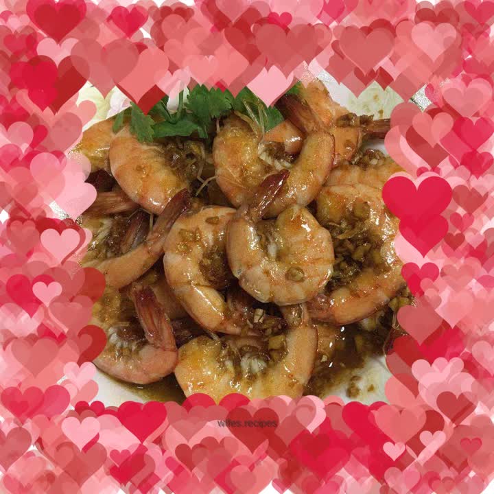 Stir-fried shrimp