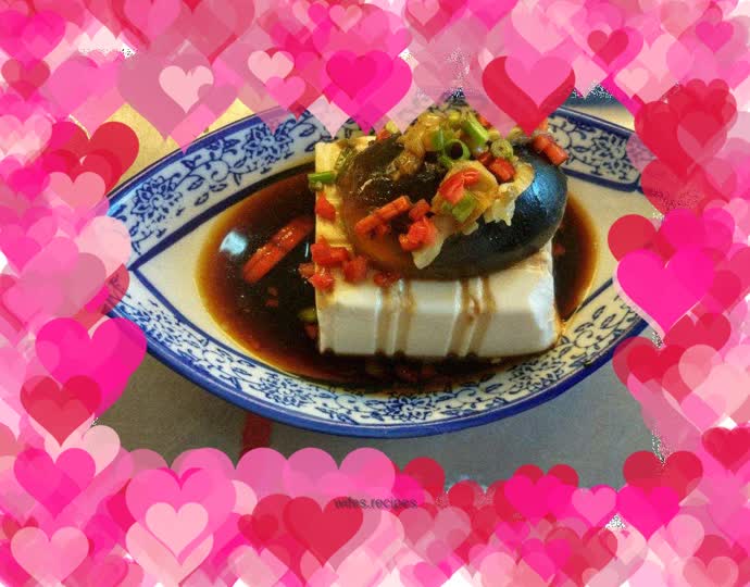 Preserved egg tofu