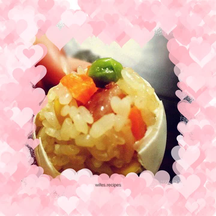 Golden glutinous rice eggs