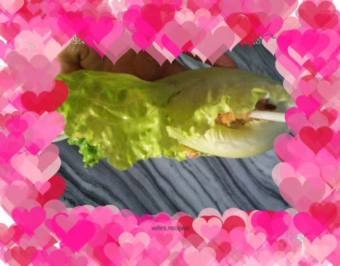 Lettuce and Chicken Wraps