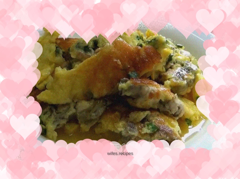 Oyster omelette