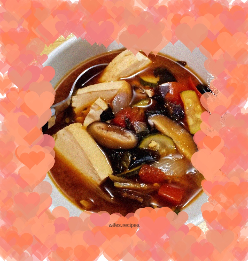 Korean soybean paste soup