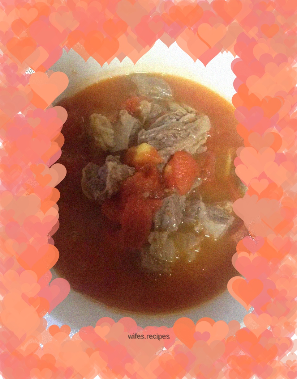 Tomato Beef Brisket Soup