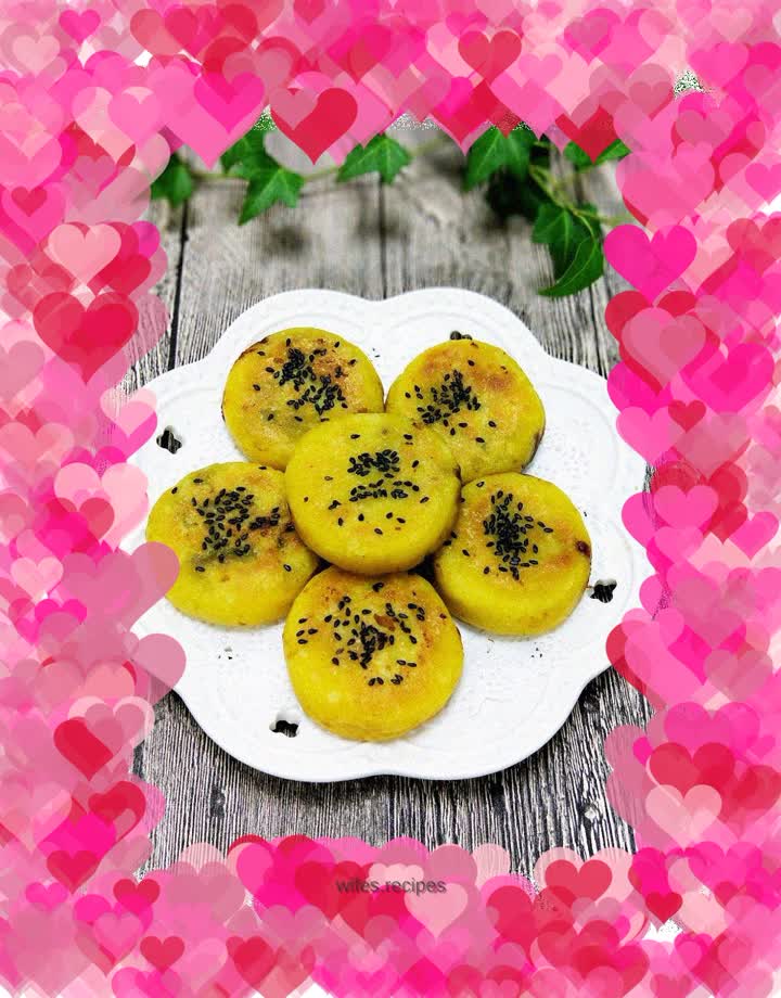 Corn and bean paste pancakes