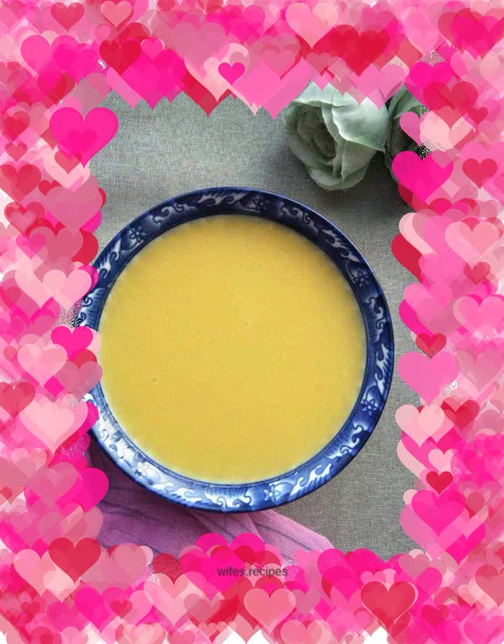 Sweet potato rice paste