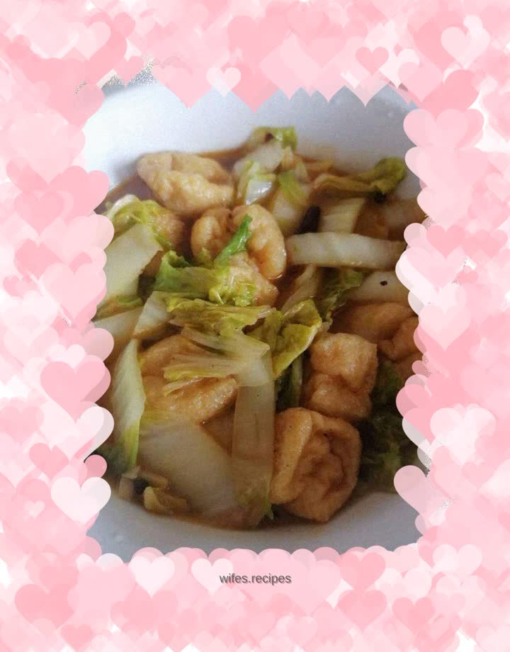 Boil Chinese cabbage