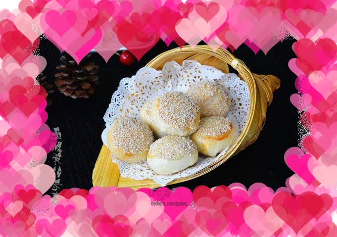 Crab shell yellow pancake