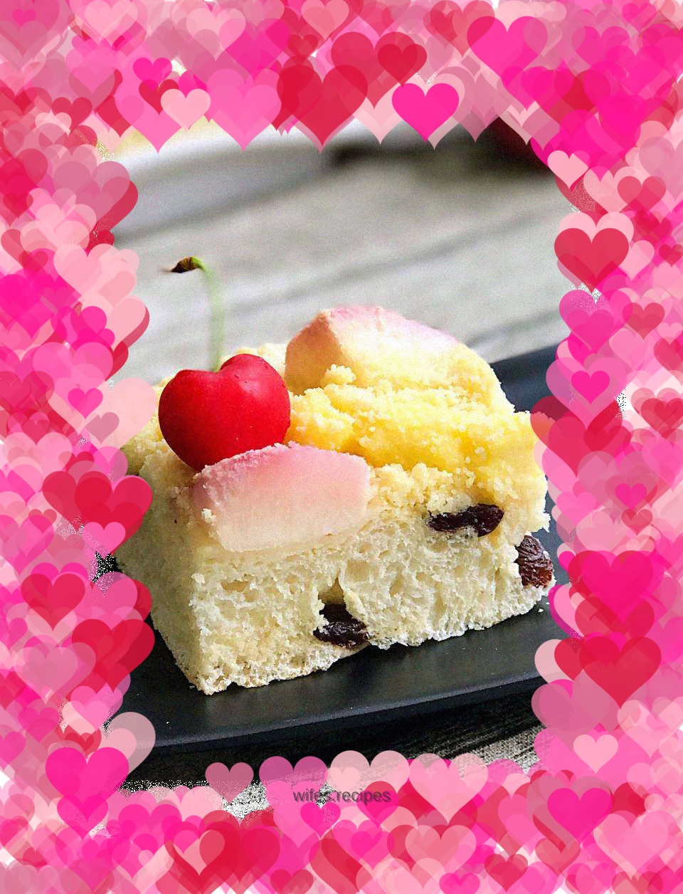 Fresh peach fruit bread