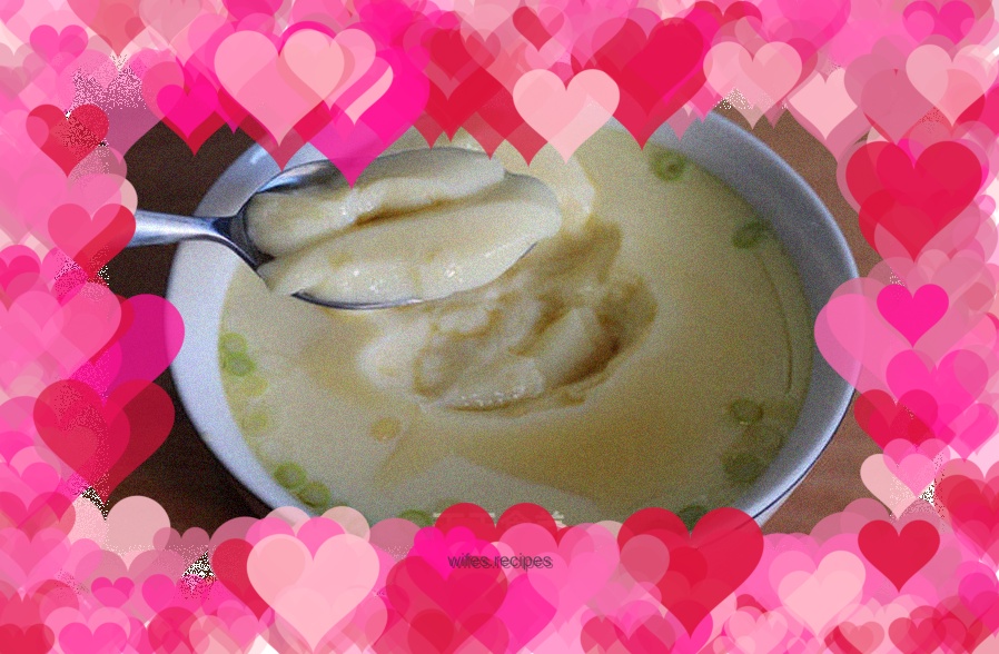 Super tender steamed egg custard (more tender than tofu curd, steamed egg with wild yellow mushroom soup)