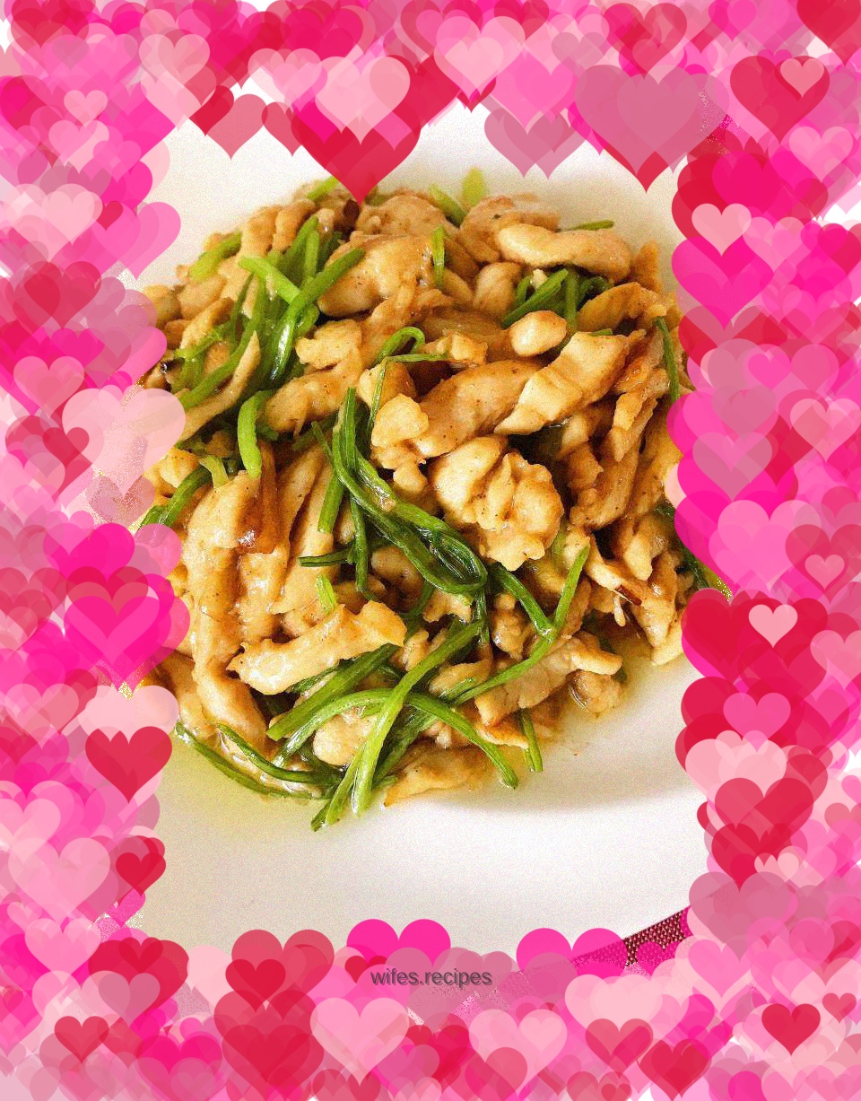 Salt fried shredded chicken