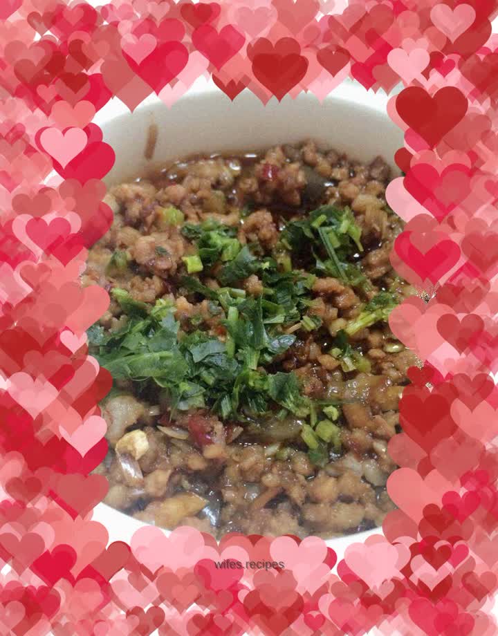 Steamed eggplant ~ less oil and soft