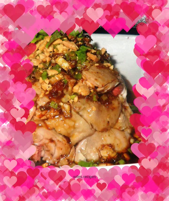 White chopped chicken