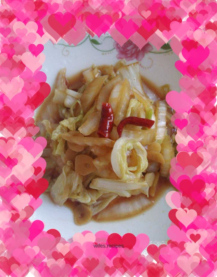 Spicy stir-fried Chinese cabbage